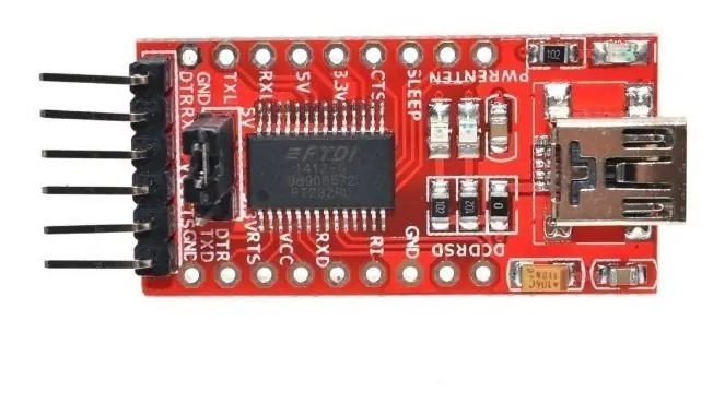 ATMEGA328P CHIP programozó áramkör és az áramkörön belüli jelző LED