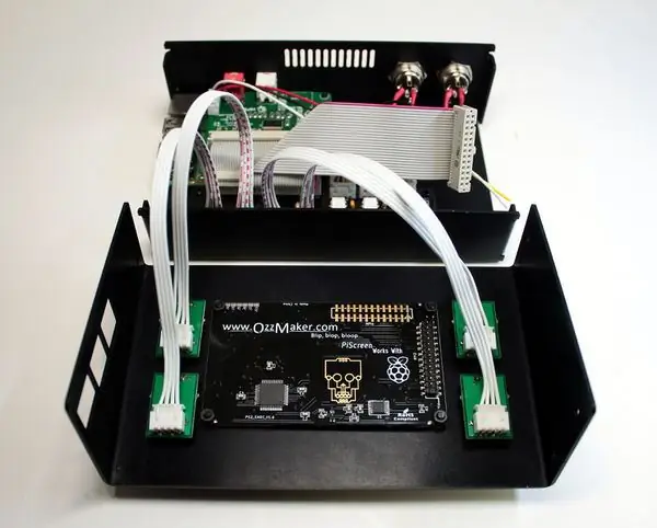 Sluit de 4 X-controllermodules aan