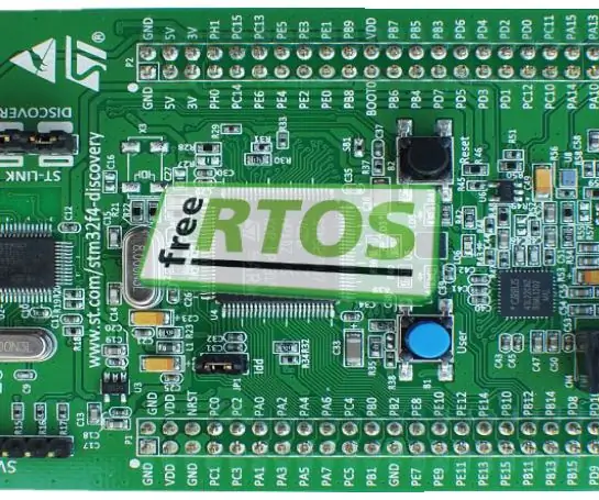 STM32F407 डिस्कवरी किट पर स्क्रैच से फ्रीआरटीओएस सेट करना: 14 कदम