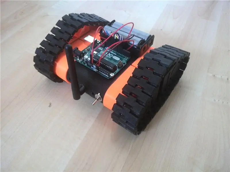 Bezdrôtový tank ovládaný Arduino (nRF24L01)