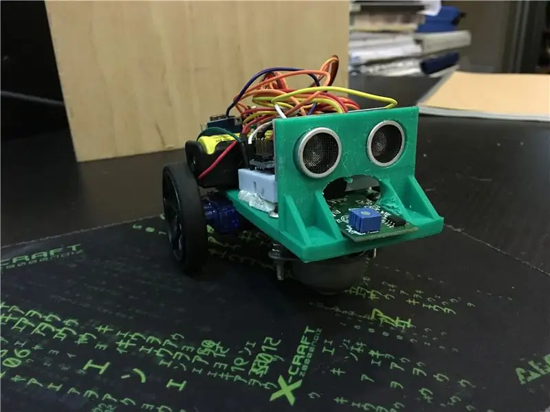 Mini-robot de sumo