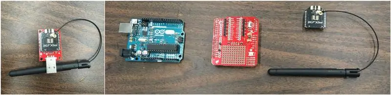 RSSI na razdaljo z RF moduli (Xbees)