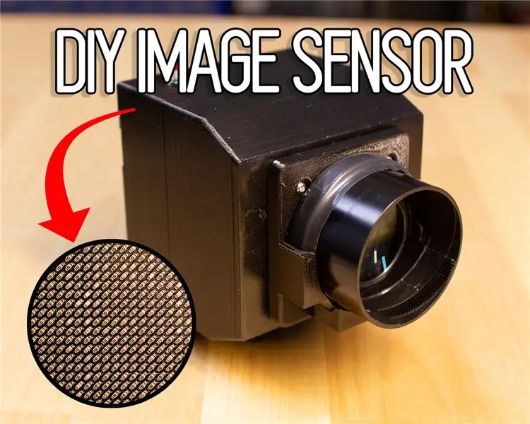 Sensor de imagem DIY e câmera digital