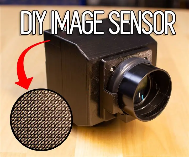 Sensor de imagen de bricolaje y cámara digital: 14 pasos (con imágenes)