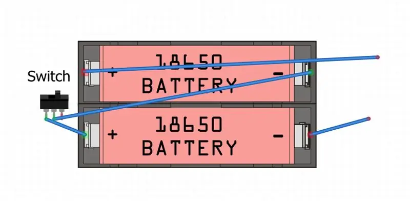 Kabling av batteriet