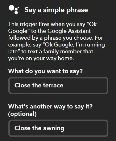 Somfy Control des del mòbil, IFTTT i Google per 20 dòlars