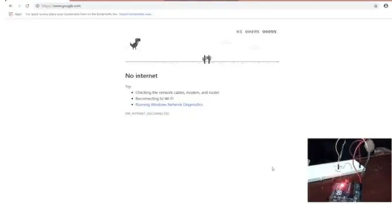 Spēlējiet dinozauru spēli, izmantojot Arduino un Python3