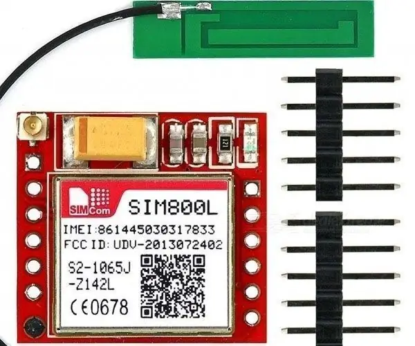 Com utilitzar SIM800L per enviar SMS i controlar el relé per SMS: 3 passos