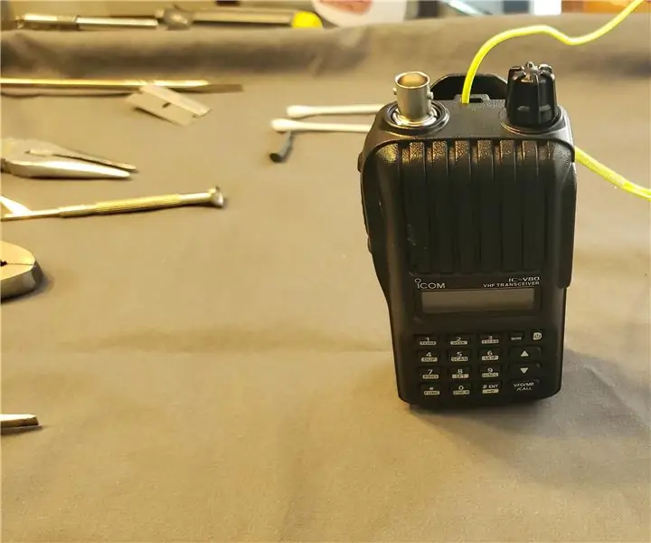 Icom V80 Mod za paraglajding: 5 koraka