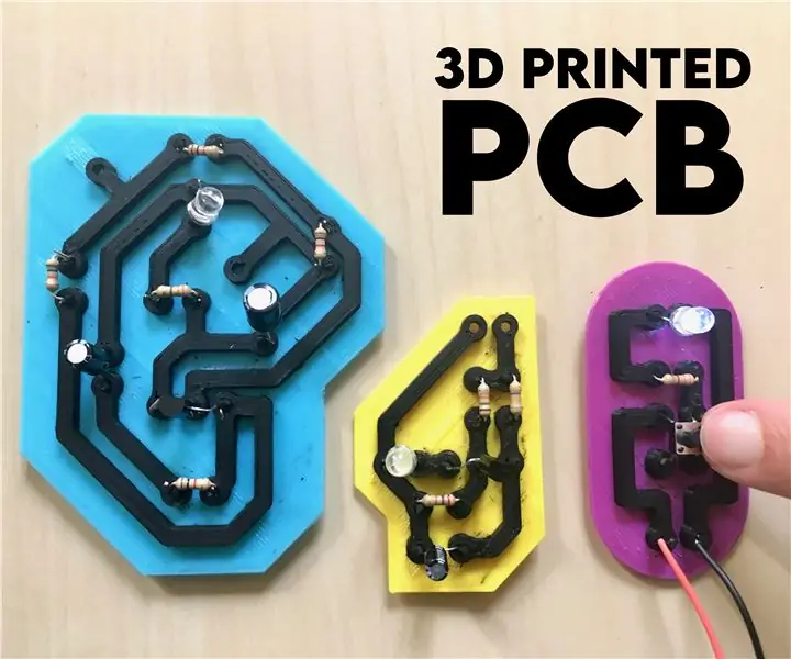 3D -printet printkort