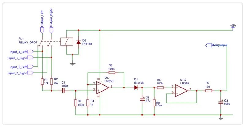 Audio stereo sensoru slēdzis