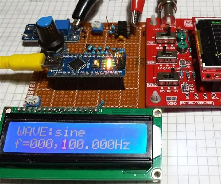 Arduino Waveform Generator: 5 trin (med billeder)