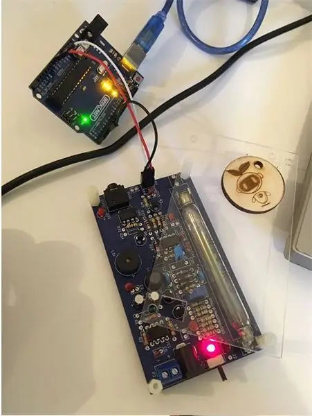 Siv Geiger Counter Nrog Arduino