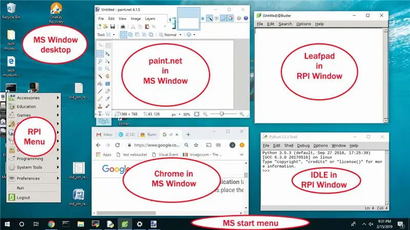 Լրացուցիչ. XServer աշխատասեղանի միացում Microsoft Windows Desktop- ի հետ Mobaxterm- ում