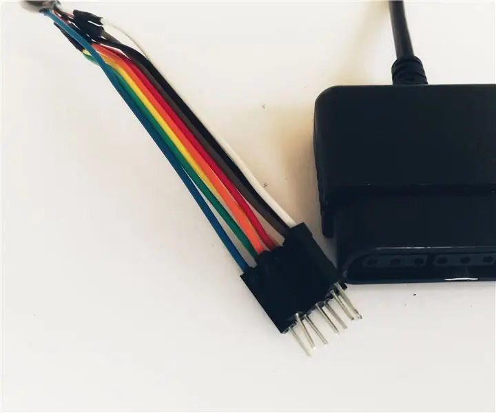 Adaptor Breakout Pengontrol PS2 untuk Antarmuka Arduino: 10 Langkah