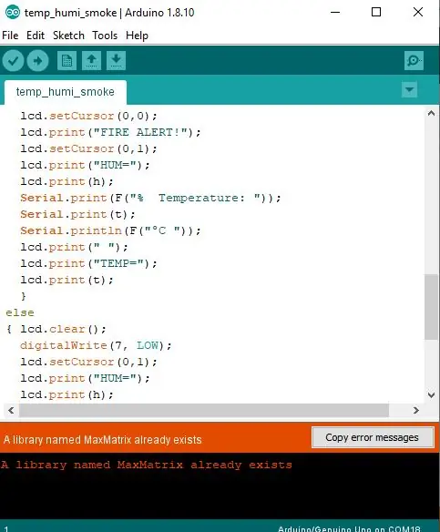 Kode vir Arduino -klok met RTC