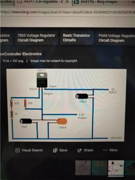 Изградете регулатор на напрежението 3.3V