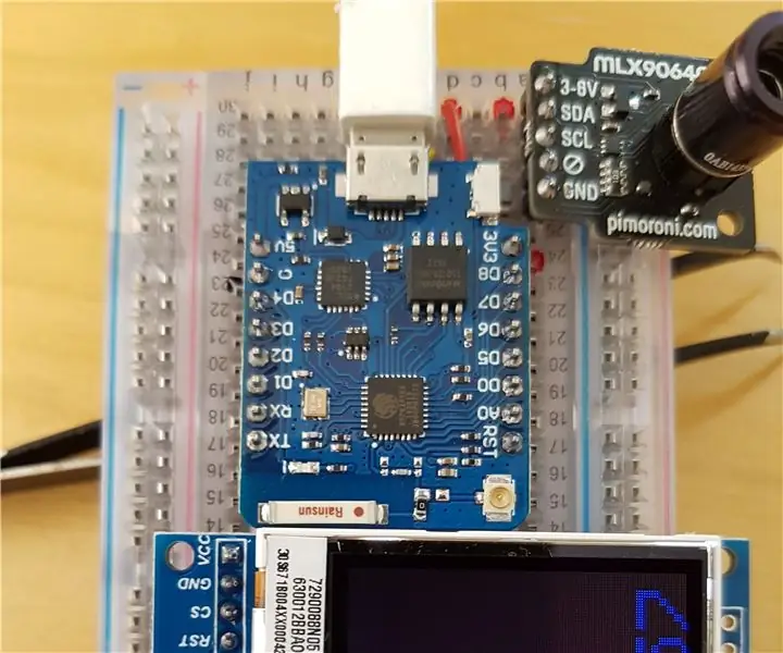 LOLIN WEMOS D1 Mini Pron kytkentä SSD1283A 130x130 Transflective LCD SPI -näyttöön: 3 vaihetta