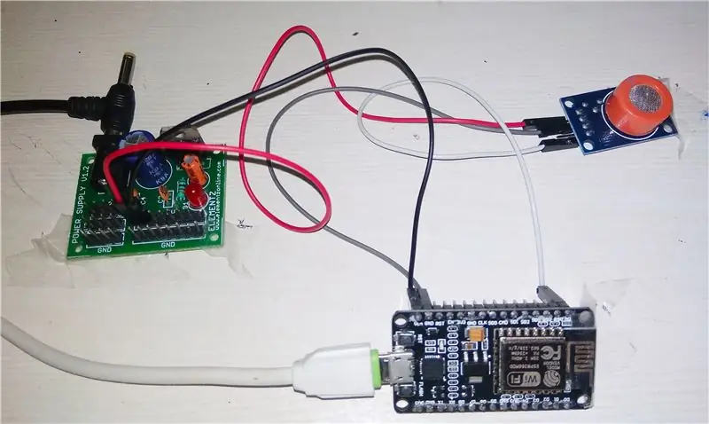 Air Monitoring System Gamit ang NodeMCU at IOT Thingspeak