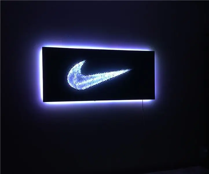 Nike LED Swoosh! Acesta este un decor minunat pentru o cameră. Acesta este singurul proiect pe care toată lumea îl poate repeta: 5 pași