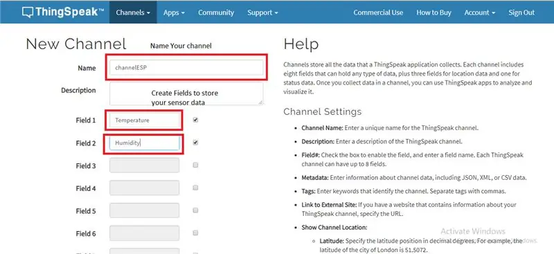 Thingspeak Kurulumu
