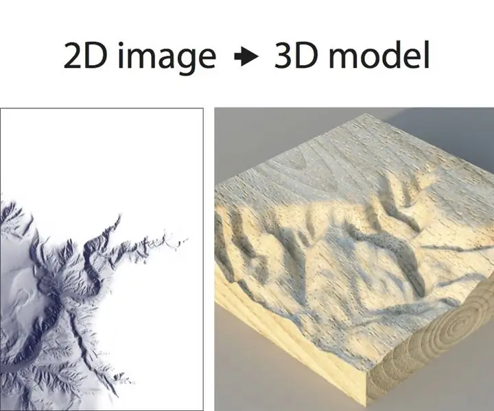 Paverskite 2D vaizdą į 3D modelį