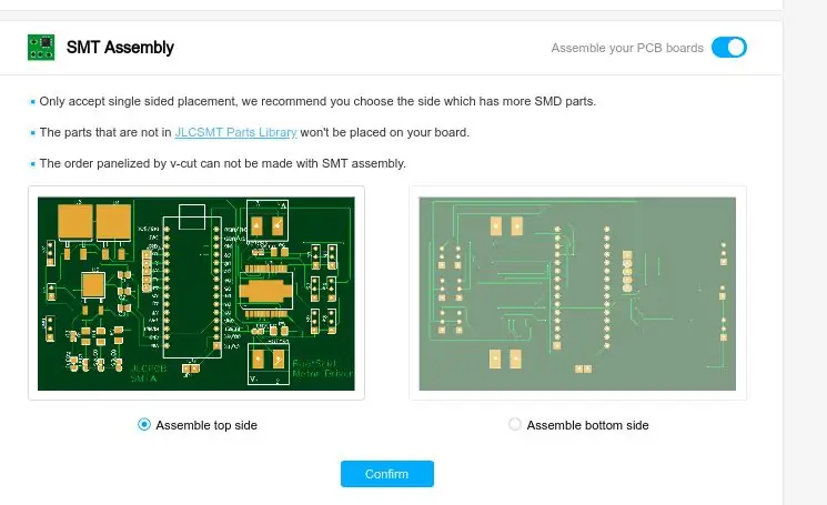 Solicitando o PCB