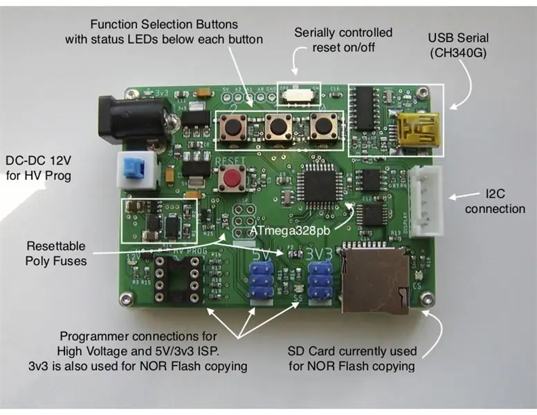 برنامه نویس AVR با ولتاژ بالا