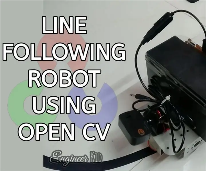 OpenCV -gebaseerde lyn na robot