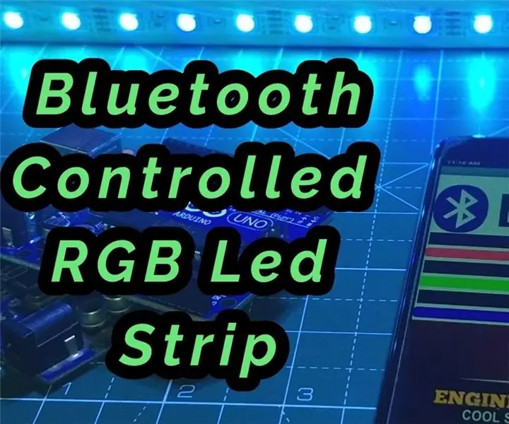 Bluetooth riadené svetlo RGB s aplikáciou pre Android: 4 kroky