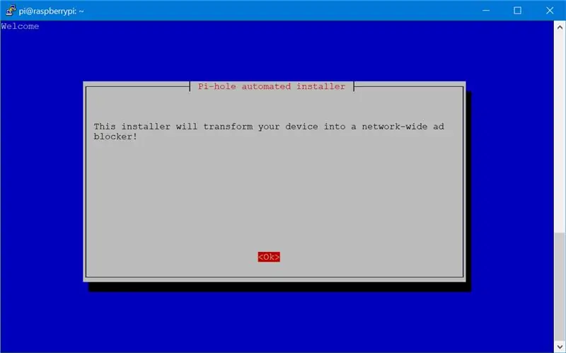 Installation et configuration du logiciel Pi-hole