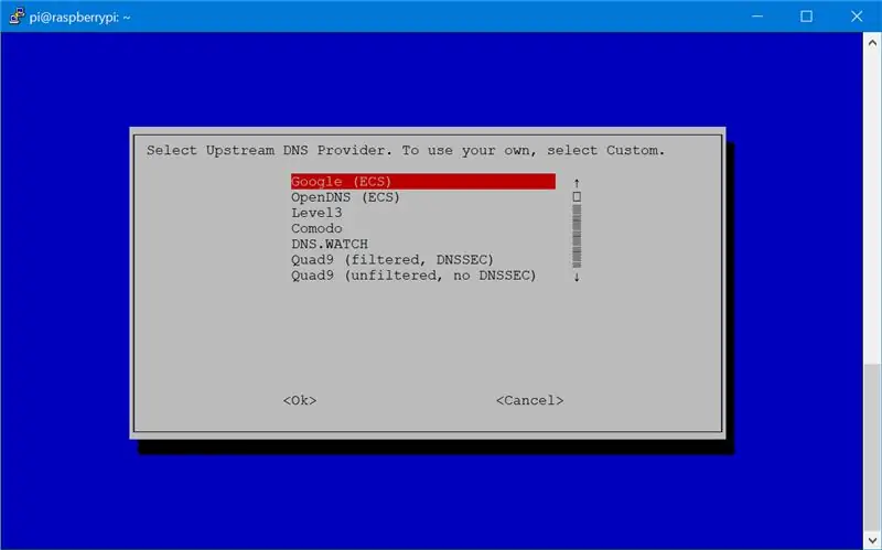 Installatie en configuratie van de Pi-hole-software