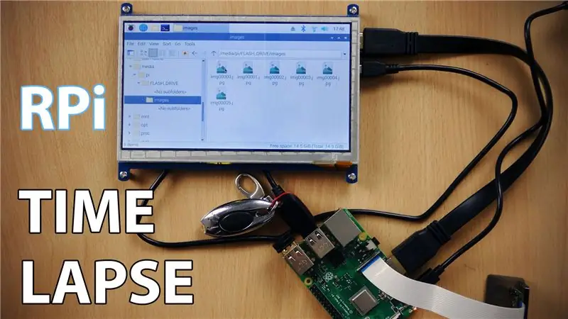 Yksinkertainen aikakamera Raspberry Pi: n avulla
