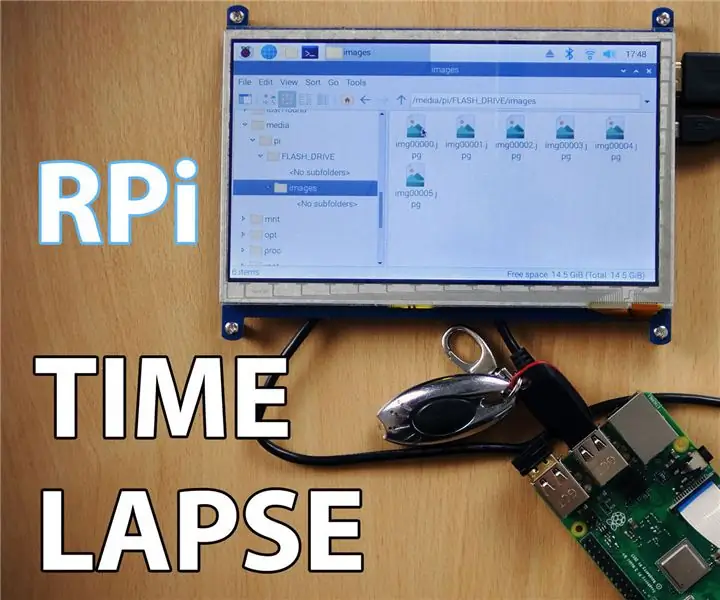 Cámara de lapso de tiempo simple con Raspberry Pi: 3 pasos