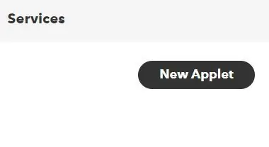 Vytvořte aplet IFTTT