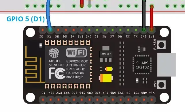 ESP8266 Theo dõi nhiệt độ Nodemcu bằng DHT11 trên máy chủ web cục bộ - Nhận nhiệt độ và độ ẩm phòng trên trình duyệt của bạn: 6 bước