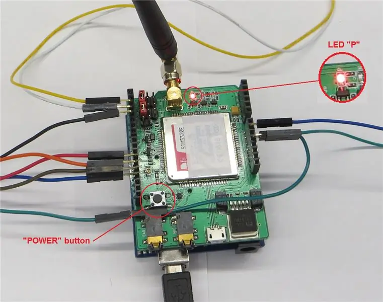 Configuration du bouclier 3G/GPRS