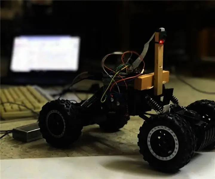 Mașină autonomă de păstrare a benzii de rulare folosind Raspberry Pi și OpenCV: 7 pași (cu imagini)