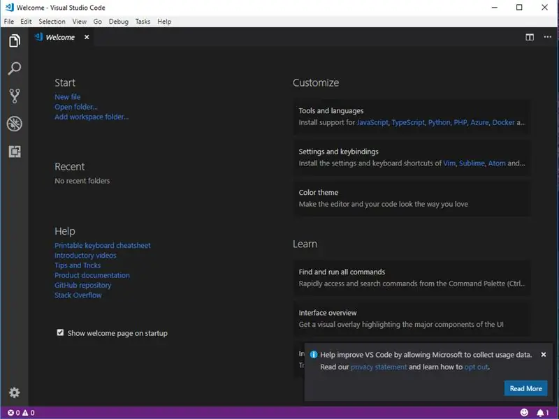 Instalare cod Visual Studio