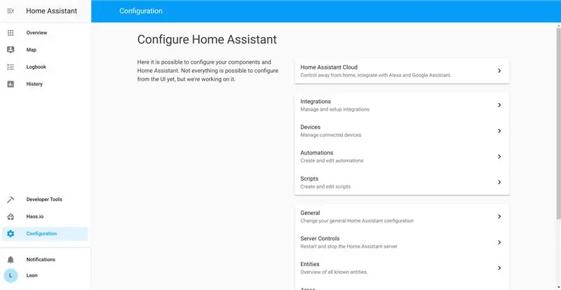 Adicionar integração MQTT para Home Assistant