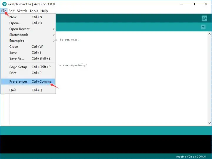 Arduino IDE дээр: ESP32 самбаруудын менежерийг суулгана уу