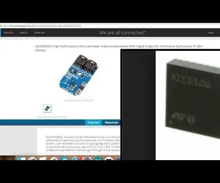 Overvåke akselerasjon ved bruk av Raspberry Pi og AIS328DQTR ved hjelp av Python: 6 trinn