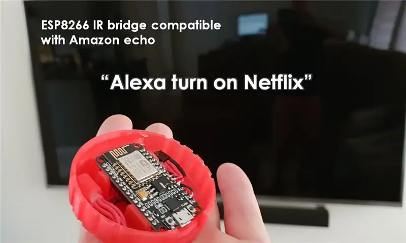 Kompatybilny z Alexa most IR przy użyciu ESP8266