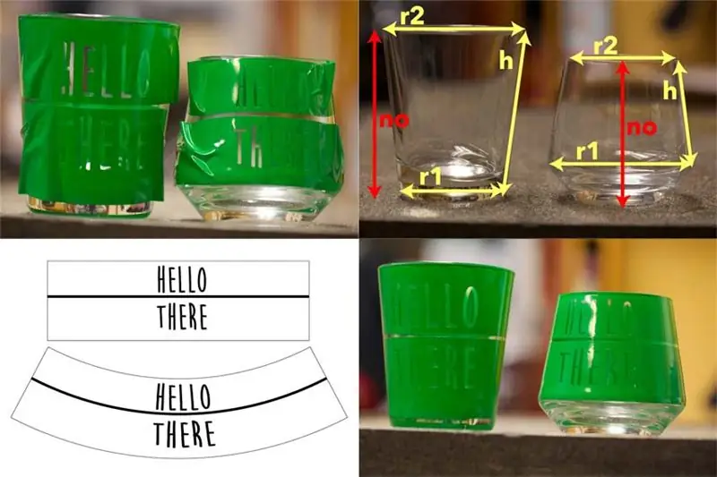 Déformer les illustrations pour la gravure chimique et le sablage du verre