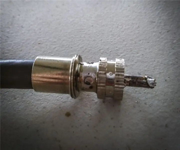 Maak 'n connector PL 259 Hoe professioneel: 5 stappe