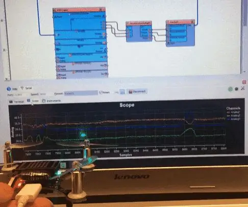 ESPcopter un Visuino - pārvērst kompasa virzienu 3D leņķī: 6 soļi