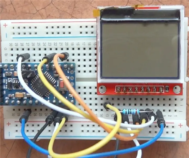 HX1230 ühevärviline LCD Arduino projektides: 4 sammu