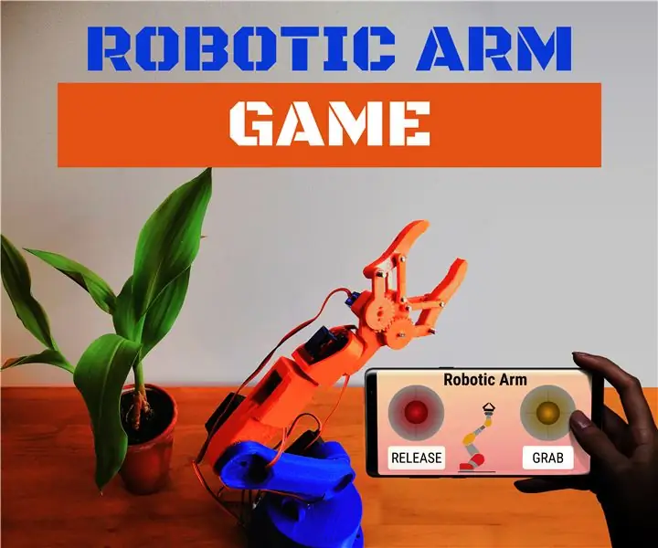 เกม Robotic Arm - ตัวควบคุมสมาร์ทโฟน: 6 ขั้นตอน