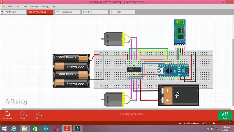 CIRCUIT TRAVAUX (CONNEXIONS)