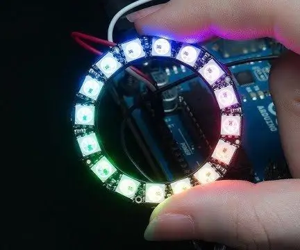 Arduino Neopixel LED Ring Ws2812 - บทช่วยสอน Visuino: 8 ขั้นตอน